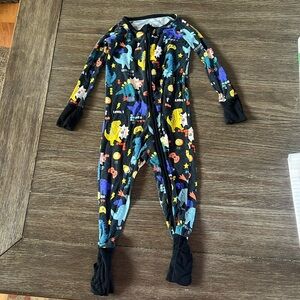 Little Sleepies Next Level Dino zippie